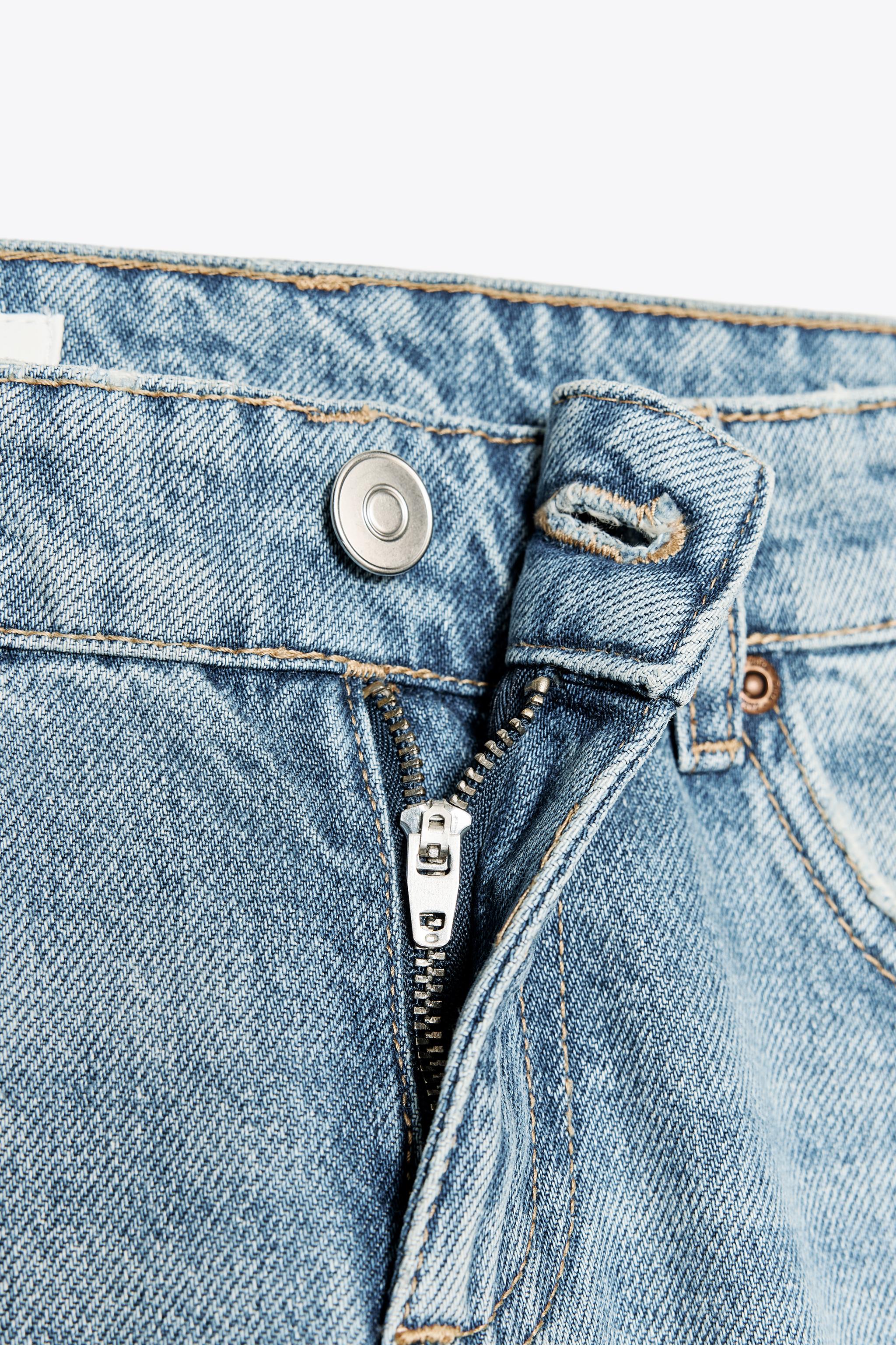 JEAN TRF WIDE LEG TAILLE BASSE